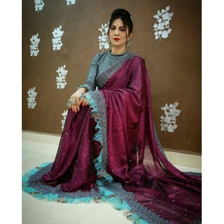 Georgette saree
