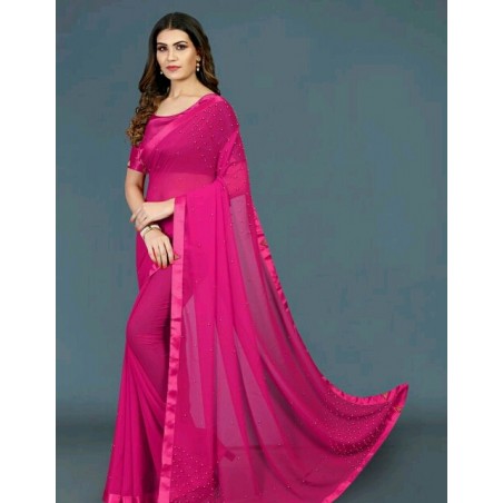 Georgette Work Sarees