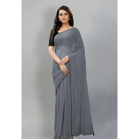 Georgette Work Sarees