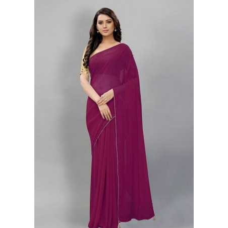 Georgette Work Sarees