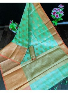 Soft silk Tissue Saree Fabric