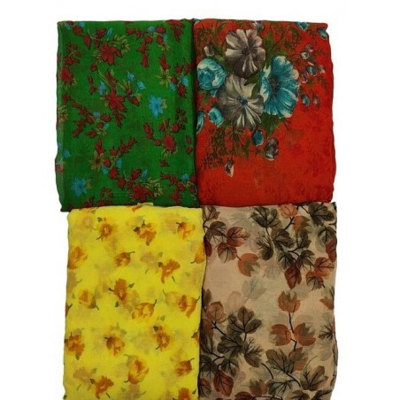 Fancy Daily Wear Casual Saree ( Pack of 4)