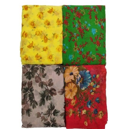 Fancy Daily Wear Casual Saree ( Pack of 4)