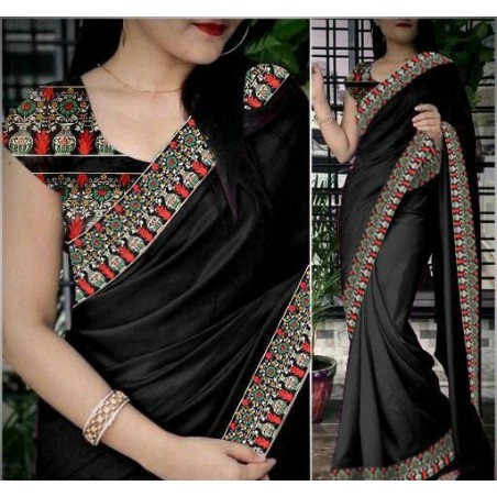 Chanderi cotton saree