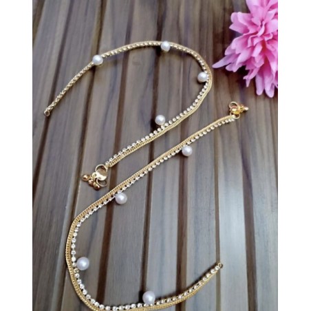 Gold Plated Anklets