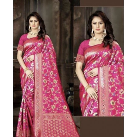 Trendy Banarasi Silk Saree