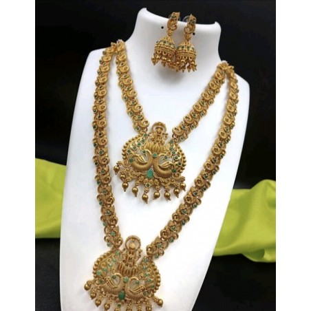 Double Line Temple Jewellery Set