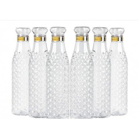 Fridge Water Bottle set of 6 1 litre
