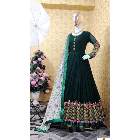 Georgette anarkali full gown