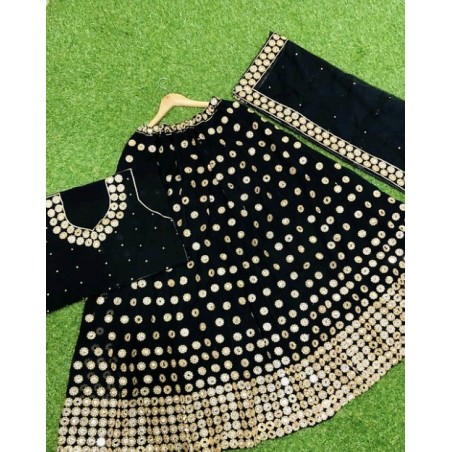 Mirror Work Lehenga
