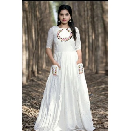 Long Anarkali Kurti