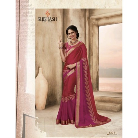 Chiffon Brasso Saree