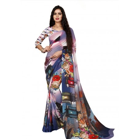 Latest Design Georgette saree